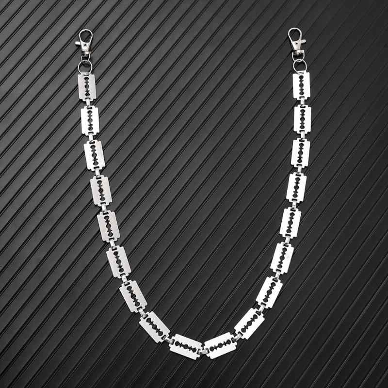 パンツチェーン 男女兼用 ユニセックス 個性派 ロック ヒップホップ ストリートダンス SNS映え ブレー..