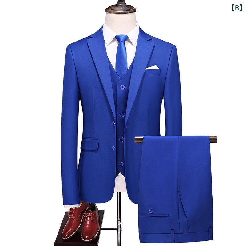 スーツ メンズ 男性用 スリーピース 3点セット セットアップ スリムフィット 細身 大きいサイズ ビッグサイズ ファッション ビジネス 通勤 結婚式 定番 ローズレッド マゼンタ