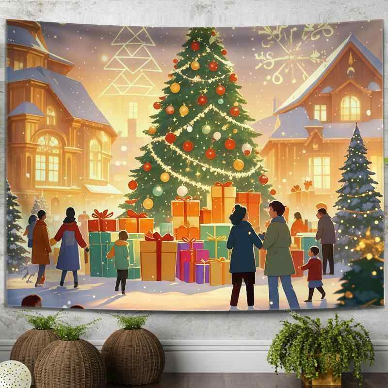 タペストリー アニメーション 夜景 背景布 壁掛け インテリア 装飾布 寝室 ベッドルーム 寮 子供部屋 ..