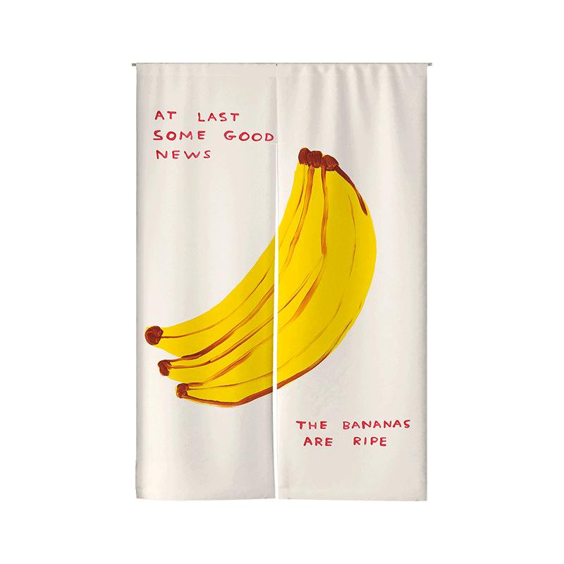 のれん フルーツ柄 キッチン 寝室 リビング 玄関 トイレ 洗面所 店舗 オフィス 間仕切り 目隠し 突っ張..