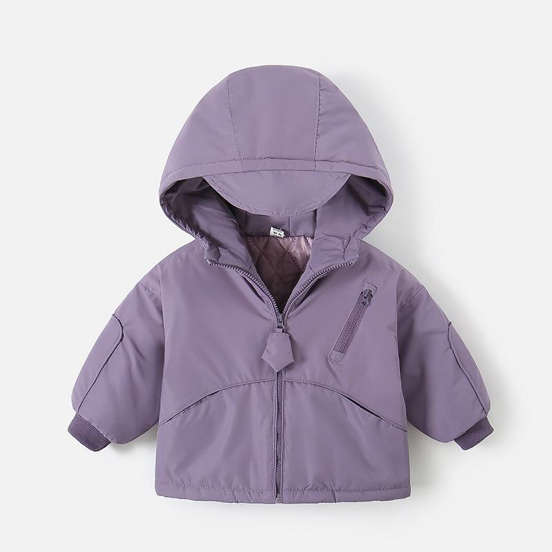 中綿コート 女の子 キッズ 子供 アウター ジャケット 秋冬 無地 韓国風 おしゃれ カジュアル 防寒 あたたかい 軽量 通園 通学 普段使い ポリエステル パ...