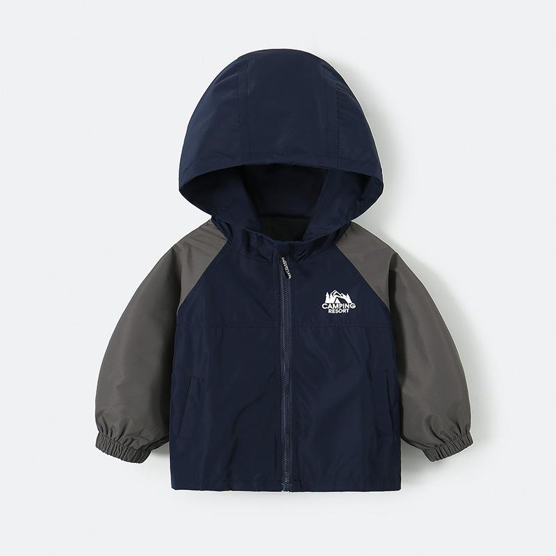 アウター キッズ 男の子 マウンテンパーカー 中綿入り 裏ボア フード付き 切り替え 厚手 防寒 保温 ジ..