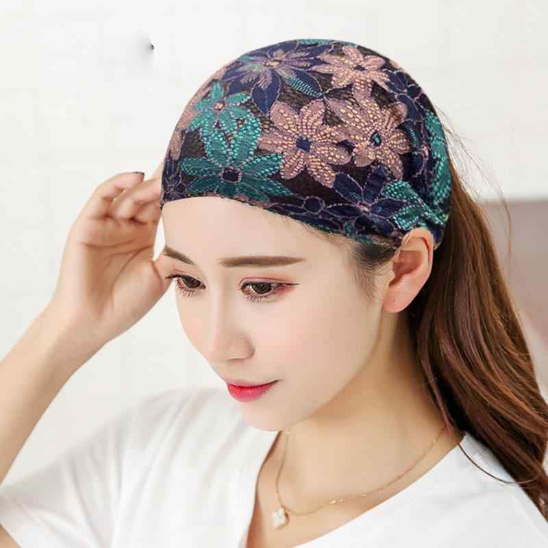 ヘアバンド レディース 幅広 カチューシャ 白髪隠し お出かけ用 韓国風 シンプル 上品 エレガント レトロ レース 布素材 春夏 花柄 刺繍 髪飾り