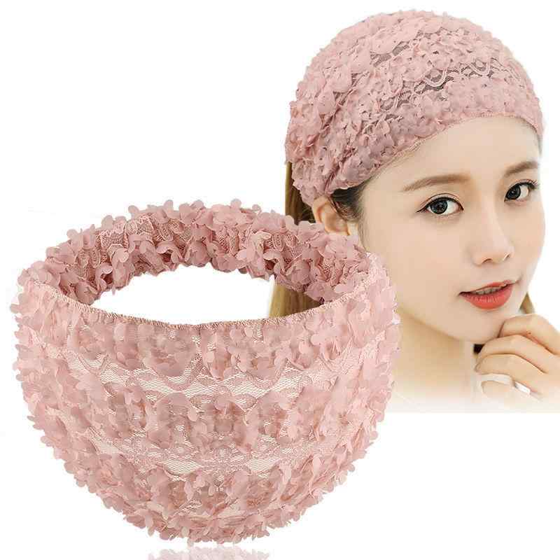 ヘアバンド レディース 春夏 布製レース 幅広 白髪隠し 切れ毛隠し 洗顔 メイク お風呂上がり 普段使い 韓国風 格子縞 タッセル 多色展開 お洒落