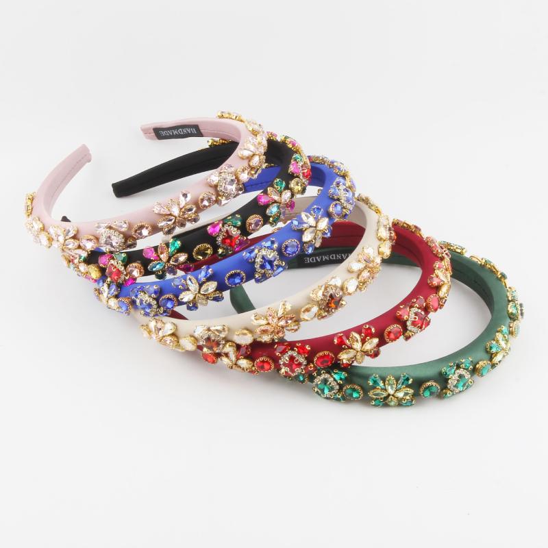カチューシャ レディース 欧米風 バロック調 上品 エレガント ラインストーン ビジュー ぶどうモチーフ カラフル 布製 パーティー 旅行 お出かけ ヘアバンド 髪飾り