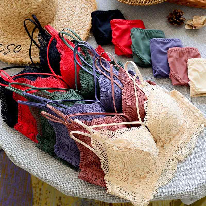 ブラジャー ショーツセット レディース 小胸向け 補正下着 脇肉スッキリ 谷間メイク バストアップ ノン..