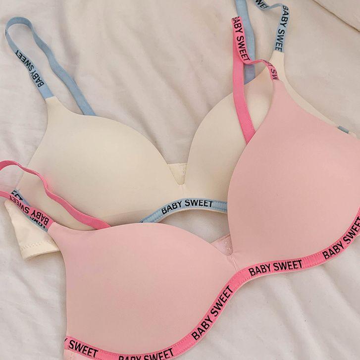 ブラショーツセット レディース キャラクター ドーパミンカラー かわいい ノンワイヤー 寄せ上げ 脇高 ..