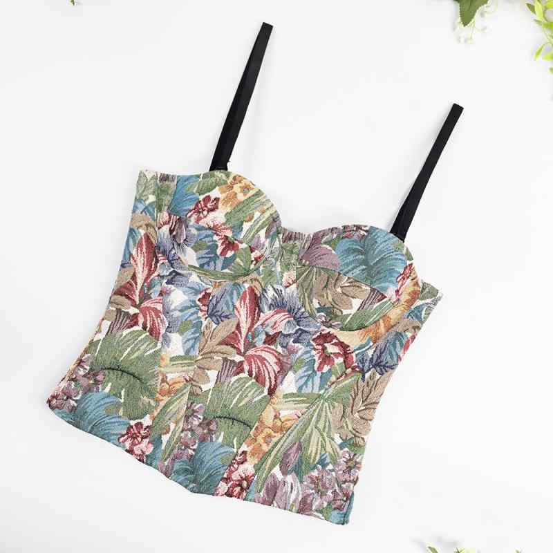 ビスチェ レディース サテン コルセット 補正下着 ボディシェイパー 強圧 花柄 レトロ クラシック ボーン入り バックファスナー 結婚式 パーティー フォーマル イブニングドレス ウエストシェイプ バストアップ お腹引き締め スタイルアップ