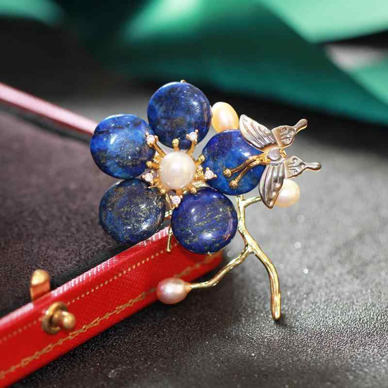 楽天市場】黒蝶貝 ブローチの通販