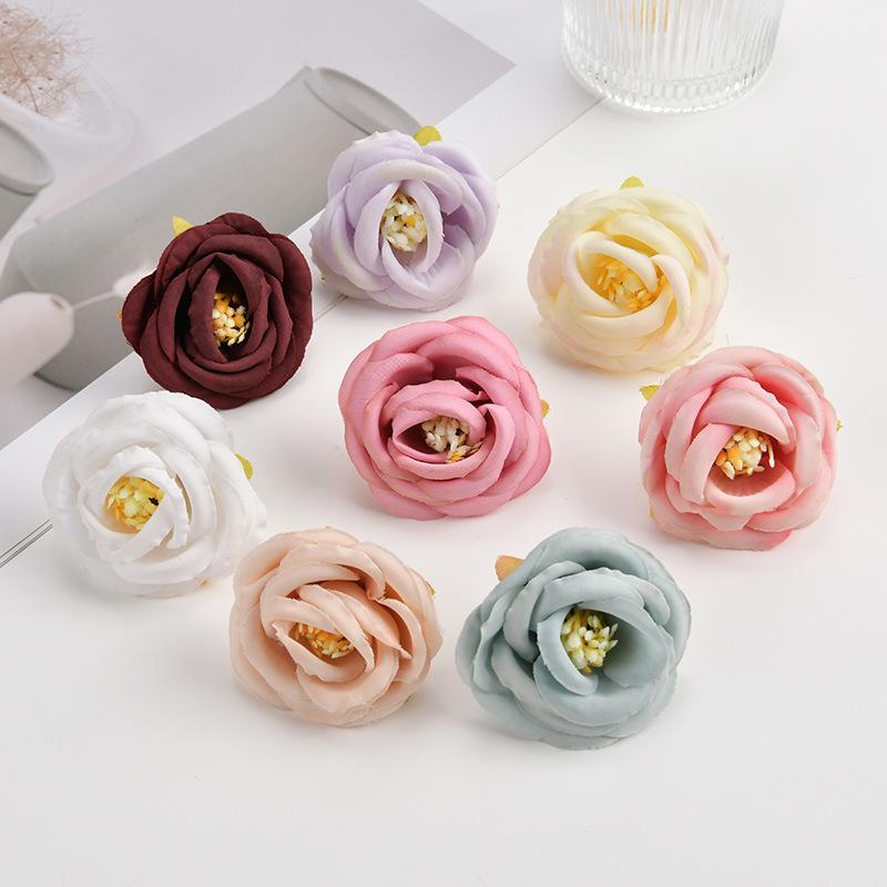 造花 バラ 絹花 ローズ 結婚式 ウェディング デコレーション インテリア ホームデコ 撮影 道具 フォトプロップス DIY 手芸素材 フラワーウォール ピンク シャンパン 白