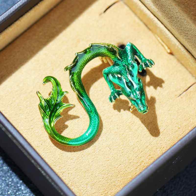 ・主要素材: 合金 ・モチーフ: 十二支 ・加工: エナメル加工 ・カラー展開: グリーン、パープル ・人気要素: ドラゴン ・用途: 記念、装飾、贈答、露出防止、固定 ・スタイル: 中国風 ・スタイル分類: 文芸レトロ ・対象: ユニセッ...