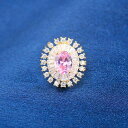 ブローチ 女性用 春夏 三色 楕円形 マイクロパヴェ ジルコニア 金メッキ シンプル 上品 エレガント 襟元 ちら見防止 普段使い お出かけ 多機能 銅製 プレゼント