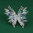 ブローチ レディース 高級感 エレガント 上品 軽やか 日韓スタイル 立体 バタフライ 蝶々 動物モチーフ キラキラ ラインストーン ファッション小物 ジャケット スーツ コート 装飾品 フェミニン