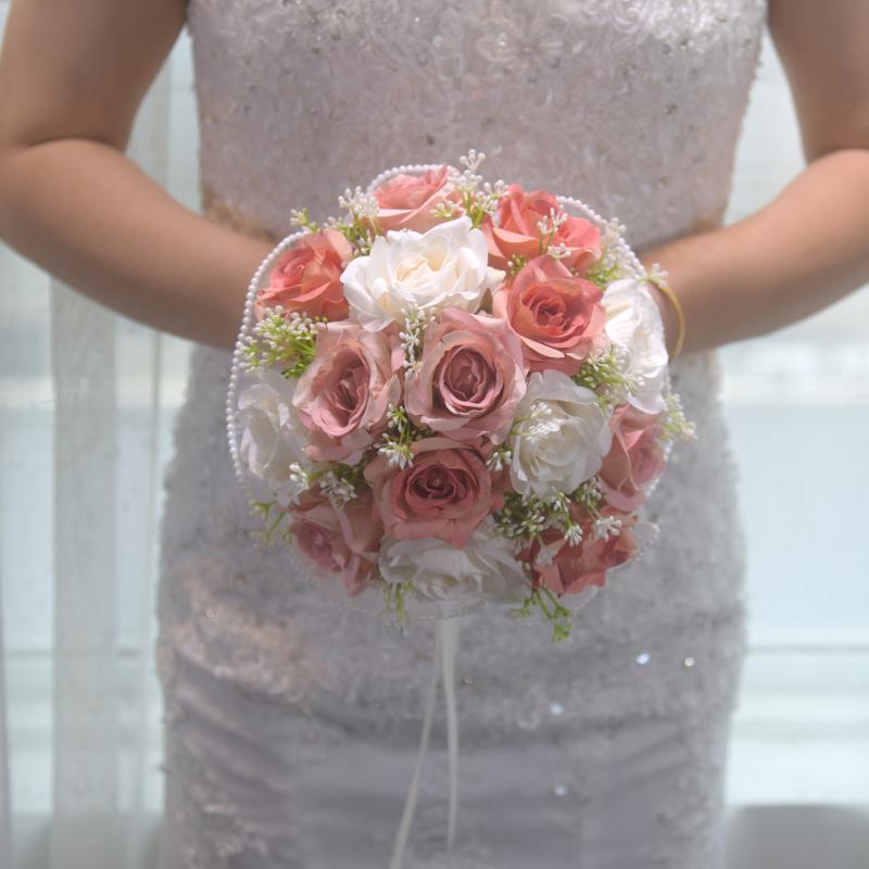 ブーケ 花嫁 ブライズメイド ウェディング 結婚式 前撮り フォトウェディング 撮影小物 アウトドア ガ..