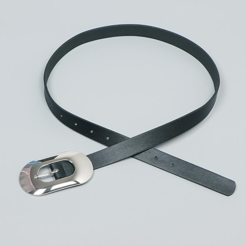 ・素材: フェイクレザー・バックル素材: 合金・留め具: ピンバックル・カラー: ブラック・幅: 普通 (2～4cm)・長さ: 105cm・スタイル: ベーシック・カテゴリ: ファッション通勤・流行要素: 民族調