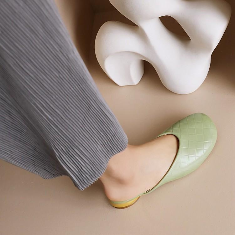 サンダル ミュール レディース 春夏 クローズドトゥ ラウンドトゥ フラット ローヒール ストーン柄 フェイクレザー 普段使い デイリーユース 大きいサイズ 通気性 軽量 滑り止め 快適 カラフル かわいい