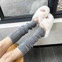 レッグウォーマー レディース 女性用 ダメージ加工 ルーズソックス ゆるふわ ロング丈 コットン 綿 保温 あったか 通気性 吸汗性 通年 グレー ホワイト ブラック ブルー グリーン カーキ ネイビー(x2)