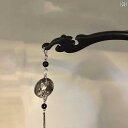 簪 レディース 木製 書道風 平安扣 タッセル飾り 上品 エレガント 古風 新中華風 クール感 和装 浴衣 着物 まとめ髪 髪留め ヘアアクセサリー