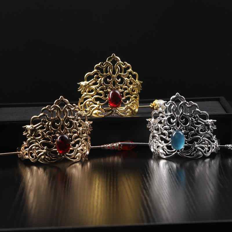 髪飾り 男女兼用 漢服 冠 かんざし セット 宮廷風 古典 レトロ コスプレ 衣装 舞台 演劇 結婚式 イベン..