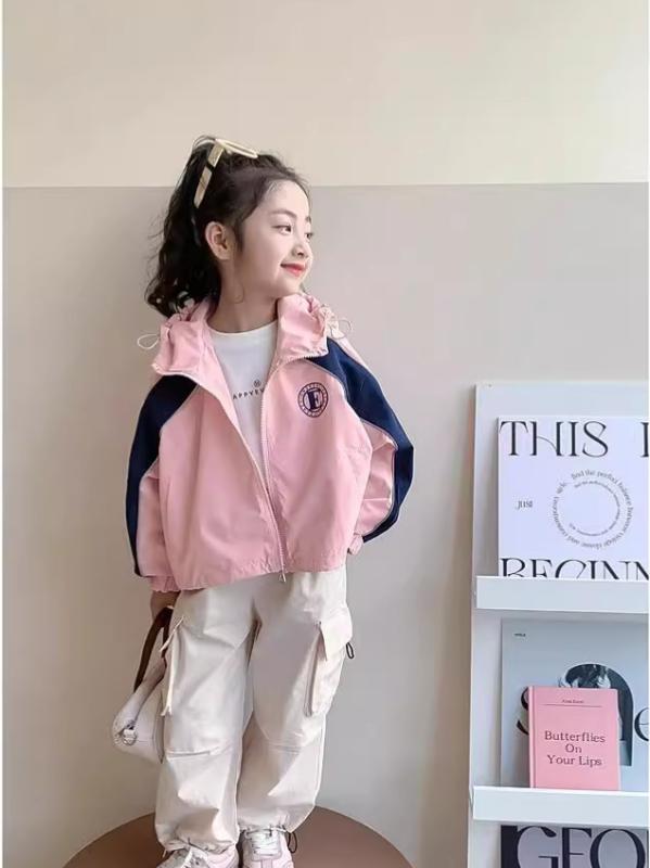 ・カテゴリ: キッズアウター・性別: 女性用・対象年齢: 3〜8歳・ネックライン: フード付き・着用シーズン: 秋・スタイル: 韓国風・柄: ストライプ、無地・生地加工: 柔軟処理・デザイン要素: スポーツ、可愛い、プリンセス・袖丈: 長袖...