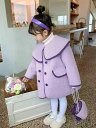 コート キッズ 女の子 秋冬 ボアコート フェイクファー もこもこ 厚手 暖かい 裏起毛 ショート丈 ダブルボタン 襟付き 韓国ファッション おしゃれ かわいい...