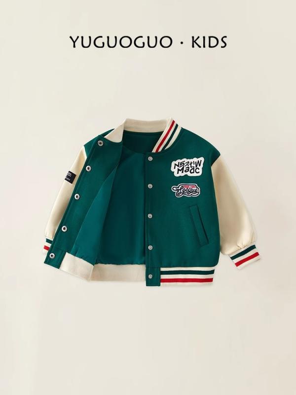 ジャケット 女の子用 ガールズ キッズ ベースボール風 野球 切り替え配色 長袖 コットン 綿 ブルゾン ..