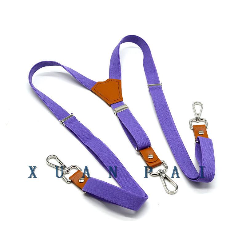 サスペンダー 大人 男女兼用 ユニセックス X型 2cm幅 3クリップ 無地 伸縮性抜群 ゴム製 ファッション カジュアル ビジネス 普段使い 安定感