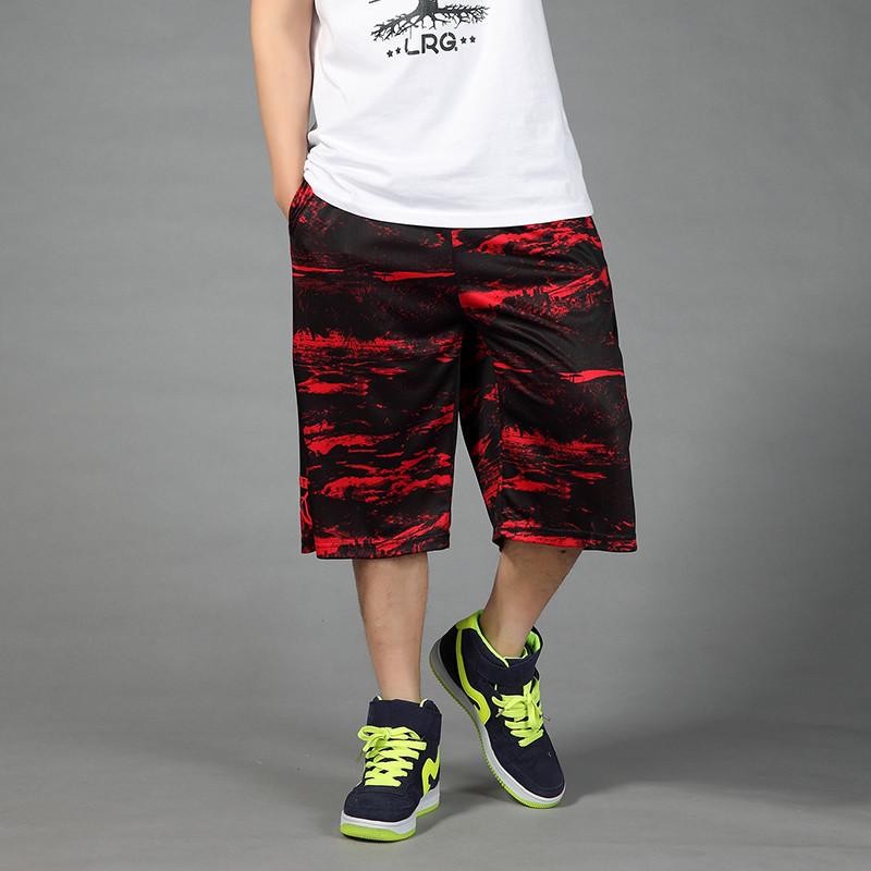 ハーフパンツ メンズ 男性用 大きいサイズ ビッグサイズ ゆったり 膝丈 吸湿速乾 接触冷感 薄手 軽量 バスケットボール ランニング スポーツ トレーニング ジムウェア 春夏