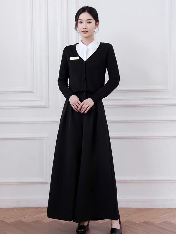 ユニフォーム レディース 秋冬 美容師 エステティシャン 制服 美容院 サロン ワークウェア 皮膚管理 ク..