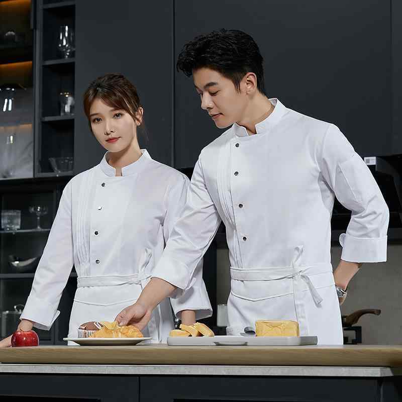 コックコート 男女兼用 半袖 長袖 飲食店 ユニフォーム 厨房服 調理服 レストラン ベーカリー 料理人 パティシエ 吸湿速乾 綿混 ポリエステル 作業着 通年...