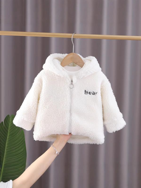 コート ベビー キッズ 男の子 幼児用 秋冬 裏起毛 厚手 もこもこ 中綿 フード付き ジップアップ 防寒 ..