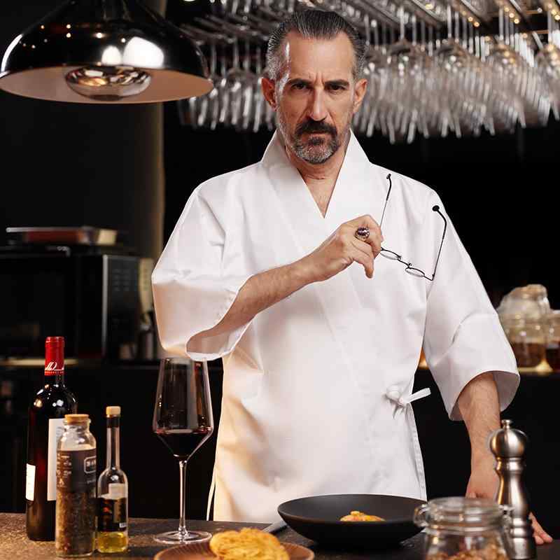 コックコート 男女兼用 和風 和食店 寿司 居酒屋 飲食店 厨房服 キッチン 春夏 半袖 高級感 制服 作業着 吸湿速乾 綿混 ポリエステル 白 黒 立襟