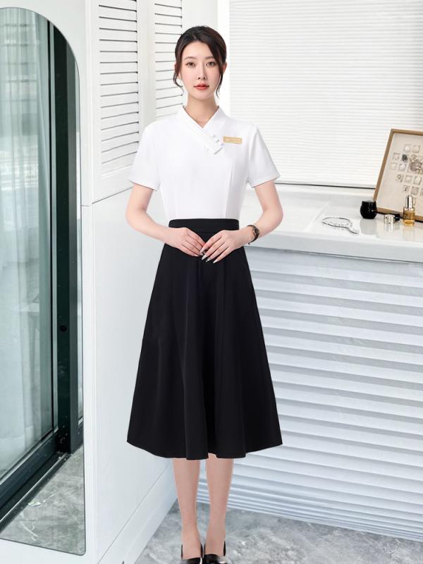 制服 レディース 春夏 高級感 医療美容 エステ スパ ネイル 皮膚管理士 美容師 ユニフォーム ワークウ..