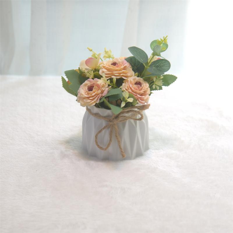 造花 フリージア フェイクフラワー ウェディング 結婚式 インテリア 飾り 撮影小物 撮影用 鉢植え 花束 フラワーアレンジメント 絹花