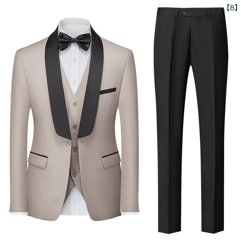 スーツ メンズ 男性用 スリーピース セットアップ スリムフィット 細身 ショールカラー サイドベンツ コーデュロイ リネン 麻混 フォーマル ビジネス 結婚式 パーティー セレモニー 春夏