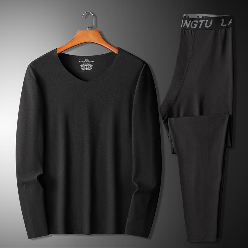 サーマルインナー メンズ 男性用 大きいサイズ ビッグサイズ ぽっちゃり体型 ゆったり 秋冬 発熱 保温 ..