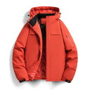 マウンテンパーカー ユニセックス 冬 中綿 防寒 フード付き 厚手 アウトドア 登山 スポーツ ワークカジュアル ポリエステル 保温 防風 スモーキーグリーン