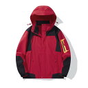 ウィンドブレーカー 男女兼用 カップル 秋冬 長袖 裏起毛 厚手 フード付き ポリエステル マウンテンパーカー 防寒 アウトドア カジュアル アウター