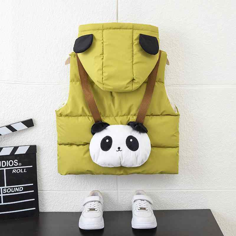 ベスト 男の子 ベビー キッズ 秋冬 中綿 フード付き 保温 厚手 コットン ポリエステル 韓国風 おしゃれ..