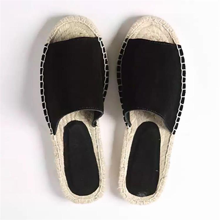 サンダル レディース 女性用 大きいサイズ ステッチ エスパドリーユ フラット ワンストラップ 草編み ..