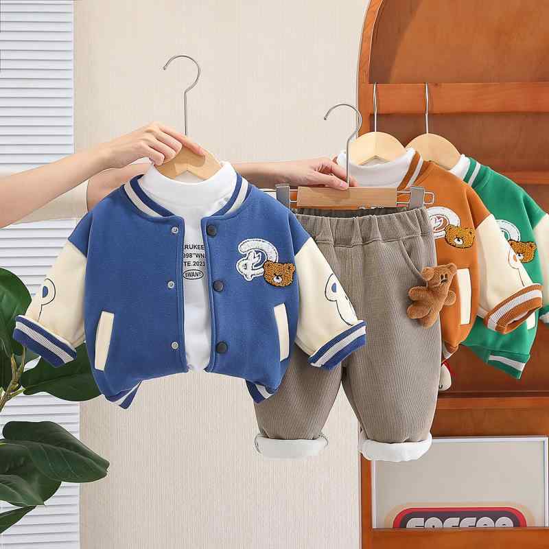 セットアップ 男の子 ベビー キッズ 冬 秋冬 裏起毛 フリース 厚手 防寒 綿 コットン おしゃれ カジュ..