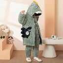 パジャマ 子供 男の子 女の子 秋冬 三層中綿入り 裏起毛 厚手 サンゴフリース フランネル ポリエステル カジュアル ルームウェア セットアップ