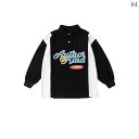 キッズ 男女兼用 ダンス衣装 ヒップホップ ストリート かっこいい ポロシャツ セットアップ 上下セット 伸縮性 スパンデックス素材 ブラック 発表会 練習着