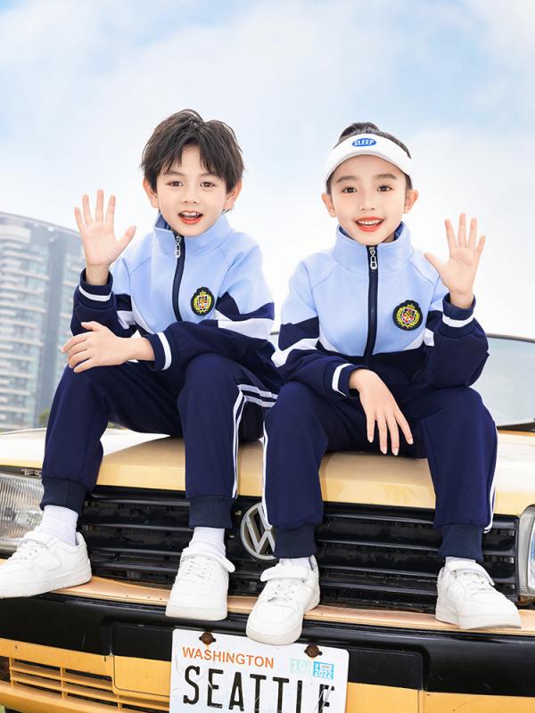 制服 キッズ 男の子 女の子 男女兼用 幼稚園 小学生 中学生 イギリス風 学院風 プレッピー 3点セット セットアップ 長袖 長ズボン 綿 カジュアル 動きや...