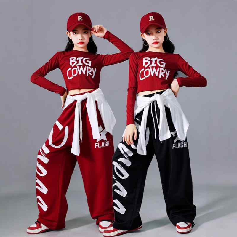 キッズダンス衣装 女の子 ジャズ ストリート ヒップホップ ガールズチーム レッスン 発表会 ステージ ..