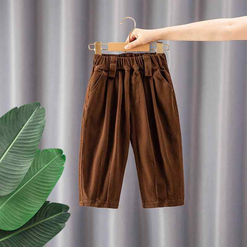 パンツ 男の子 子供 キッズ ジュニア 小学生 春秋 ワイドシルエット ロング丈 綿 コットン カジュアル ..