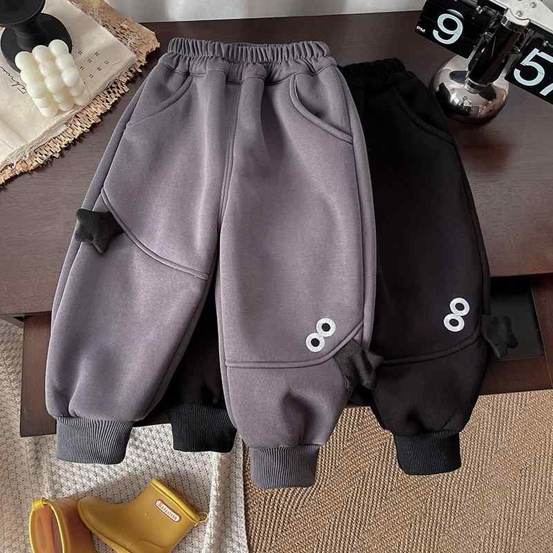 パンツ 男の子 ベビー キッズ 幼児 綿 コットン 裏起毛 厚手 暖かい 柔らか 肌触り良い 普段使い 通園 ..