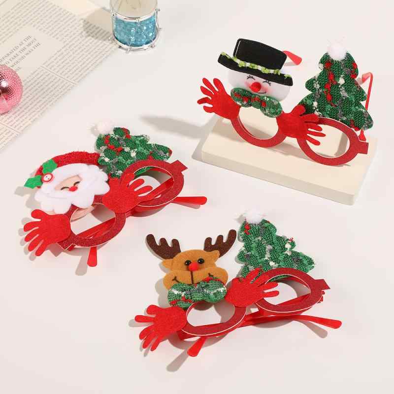 メガネ クリスマス パーティー イベント デコレーション 飾りメガネ おしゃれ トナカイ 雪だるま サン..