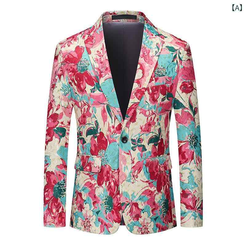 テーラードジャケット メンズ スリムフィット カジュアル おしゃれ 柄物 シングルボタン ノッチドラペル 綿混 麻 ウォッシャブル 秋冬 普段使い 長袖 センターベント