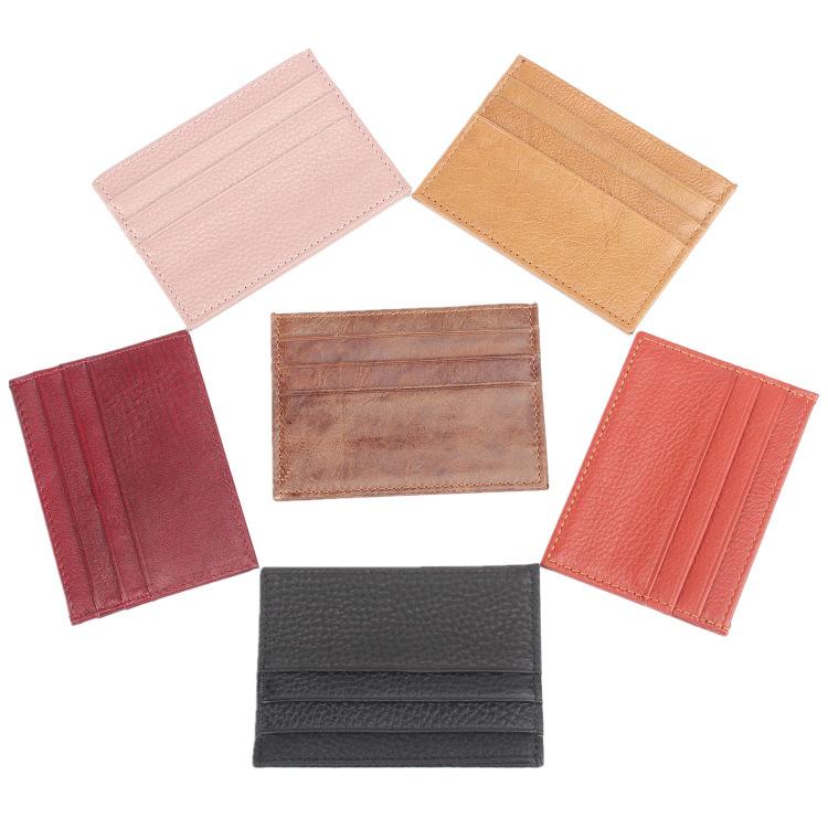 カードケース メンズ レディース 男女兼用 極薄 本革 牛革 レザー ミニ コンパクト 複数ポケット スリ..
